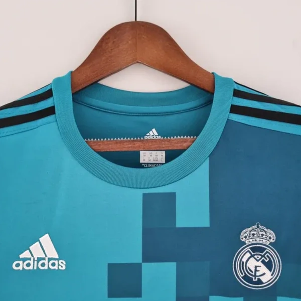 Real Madrid Retro Jersey Third Away Soccer Shirt 2017/18 - S