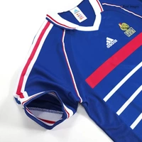 France Jersey Custom Home Soccer Jersey 1998 - XL