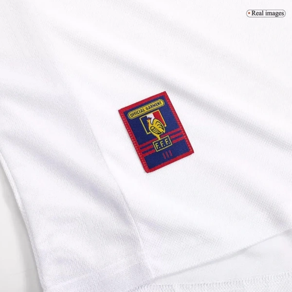 France Jersey Custom Away Soccer Jersey 1998 - L