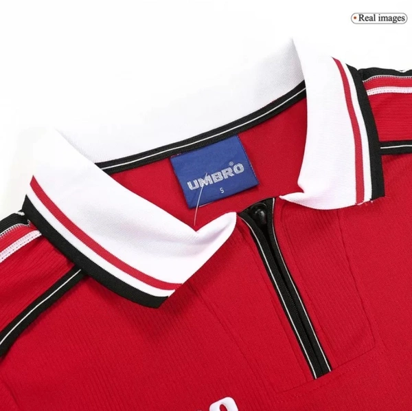 Manchester United Home Retro Jersey Long Sleeve 1998/99 - 2XL