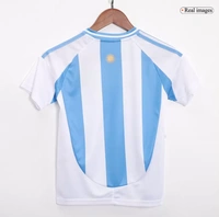 Argentina Home Kids Soccer Jerseys Kit Copa America 2024 - 16:3yrs
