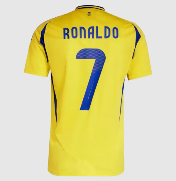Ronaldo #7 Al-Nassr Home Soccer Solid Jersey 2024/25 - L