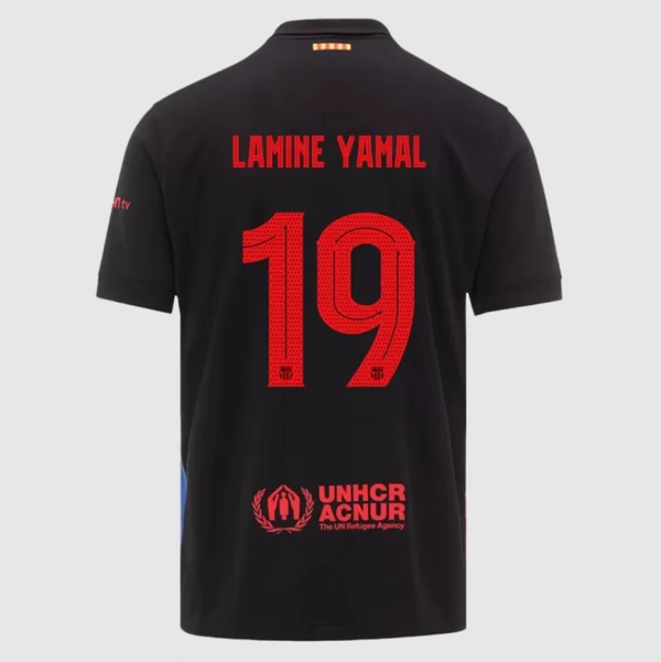 LAMINE YAMAL #19 Barca Away Soccer Jersey Custom 2024/25 - 2XL