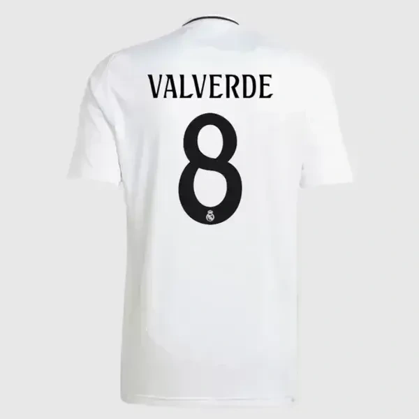 Valverde #8 Madrid Soccer Jersey Home Custom 2024/25 - 2XL