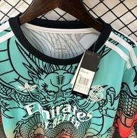 Madrid Blue & Pink Dragon Solid Soccer Jersey 24/25 - S