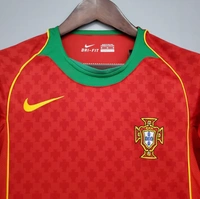 Portugal 2004 Final Home Retro Jersey - 2XL