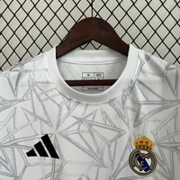 Madrid Grey White Training Solid Jersey 24/25 - S