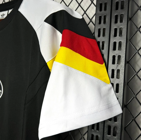Germany Black Training Solid Soccer Jersey 2024-25 - L