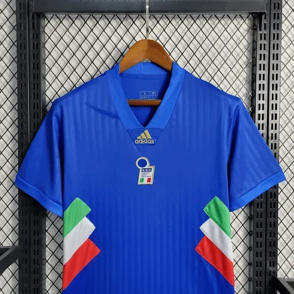 Italy Special Edition Blue Solid Soccer Jersey 2023/2024 - M