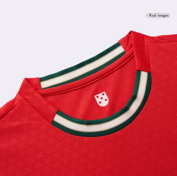 Customized Portugal Home Solid Jersey 25-26 - M