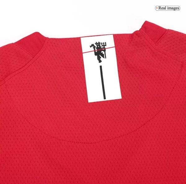 Manchester United Home Retro Jersey 2007/08 Half Sleeve - S