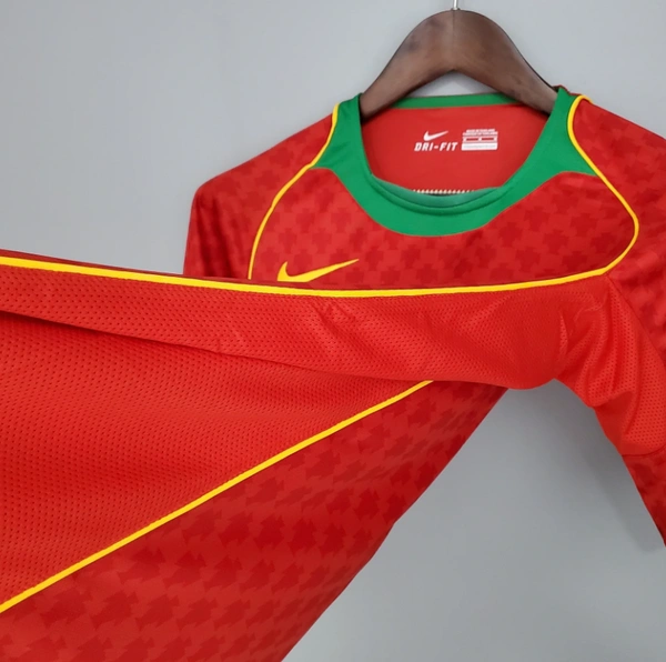 Portugal 2004 Final Home Retro Jersey - 2XL