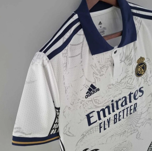 Real Madrid Chinese Dragon White Solid Jersey 2022/2023 - S