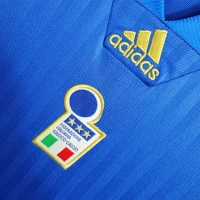 Italy Special Edition Blue Solid Soccer Jersey 2023/2024 - M
