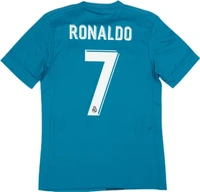 Real Madrid Retro Jersey Third Away Soccer Shirt 2017/18 - S