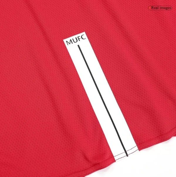 Manchester United Home Retro Jersey 2007/08 Half Sleeve - S