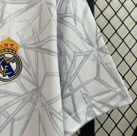 Madrid Grey White Training Solid Jersey 24/25 - S