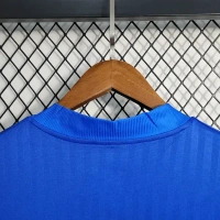 Italy Special Edition Blue Solid Soccer Jersey 2023/2024 - M