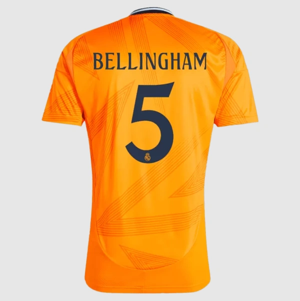 BELLINGHAM #5 Madrid Away Soccer Jersey 2024/25 - S