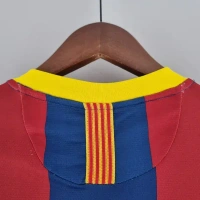 Barcelona 2010 - 2011 Home Solid Retro Jersey Long-Sleeve - L