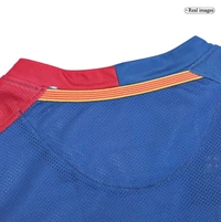 Barcelona Retro Jersey Home Long Sleeve Soccer Shirt 2008/09 - S