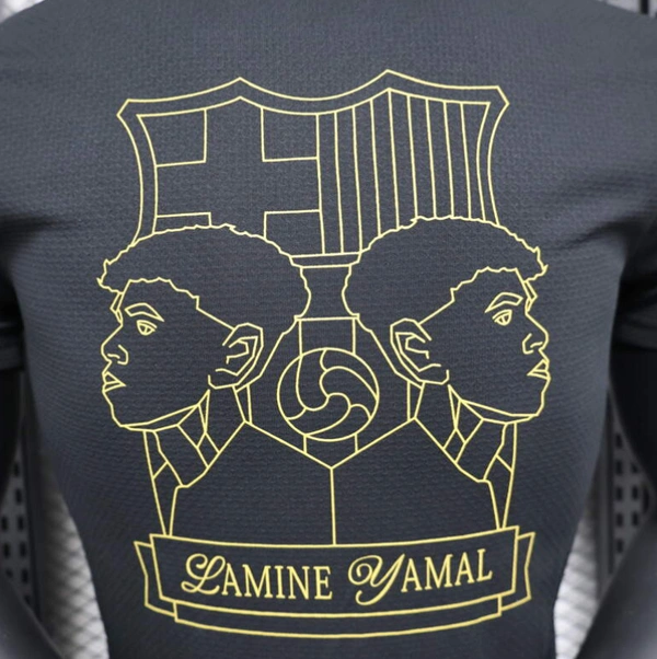 Barca 304 Lamine Yamal Black Player Version Jersey 2024-2025 - M