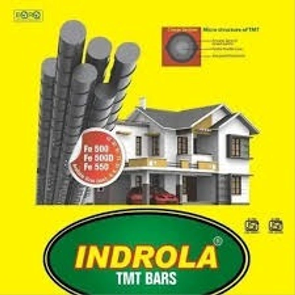 INDROLA TMT ROD 12mm - 12mm, Gray, 550