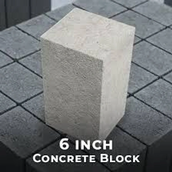 PNJ Solid Blocks - 16*8*6 - 6", Gray, A1