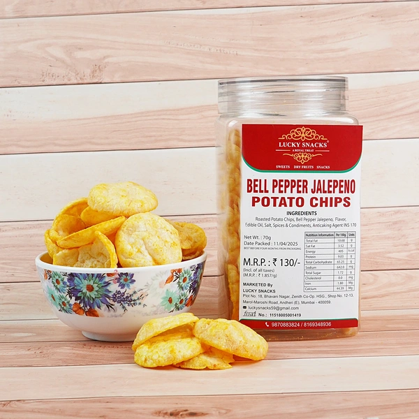 Bell Pepper Jalepino Potato Chips