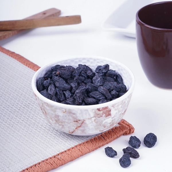 BLACK RAISINS ( SEEDLESS) 250GMS