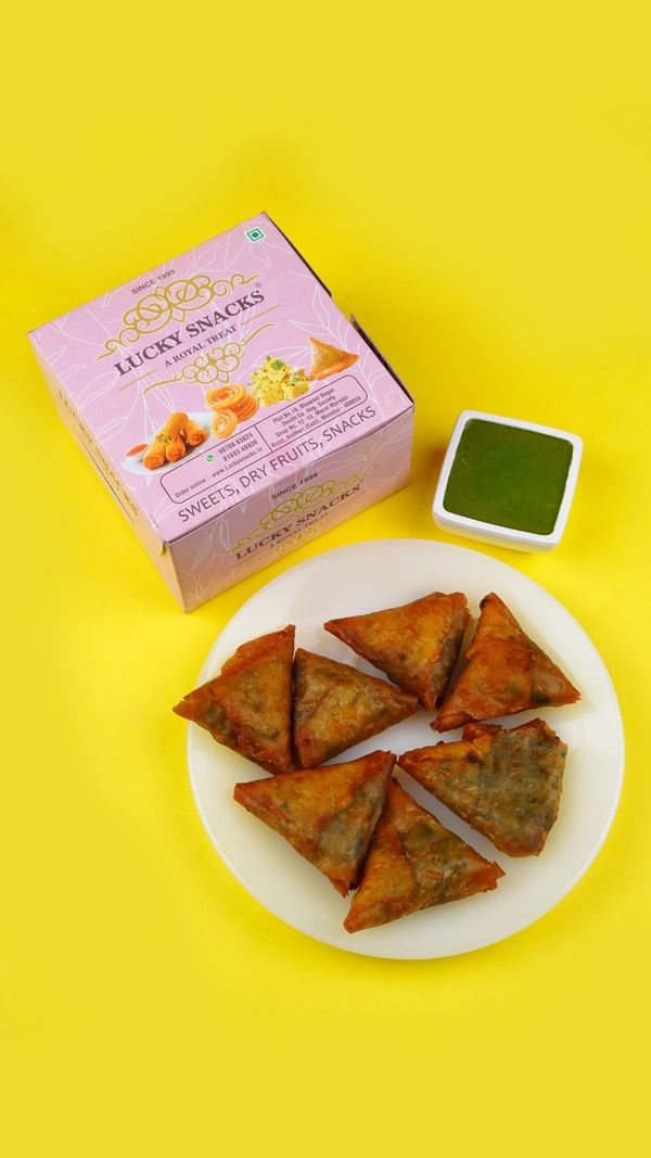 FRESH PALAK CHEESE CORN SAMOSA 200GMS