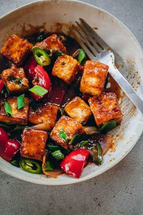Paneer Chilli Gravy  - Full Plate