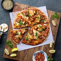 Makhani Paneer Pizza 🍕