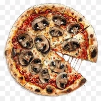 Mushroom 🍄 Pizza 🍕