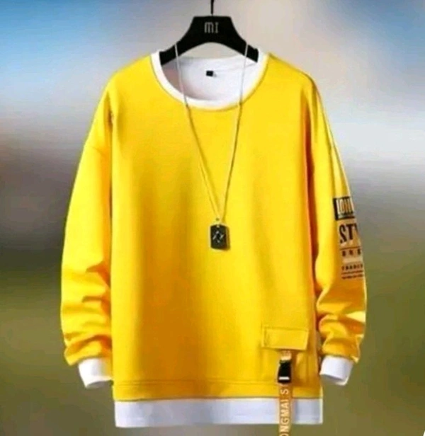 Jain Clothes HIP HOP T-shirt BOLD FESION - Yellow, 3XL