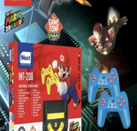 Jain Electronic Zyamalox 2 player video game includes 2D games like mario, contra, duck hunt etc 1000+ games with IR gun - Royal Blue, Free Size