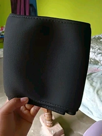 Jain Gym Weight lose belt fat lose belt pet kam karne ki belt patla hone ka belt sweat slim belt hot belt yoga belt - Black, Free Size