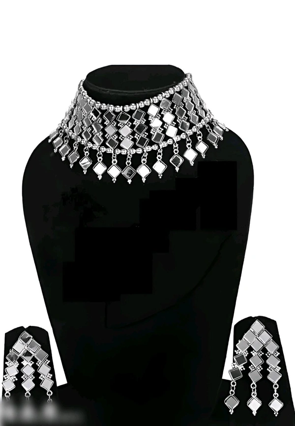 Jain Jwelery Fashionable Trendy Combo Jewellery Set - silver, Free Size