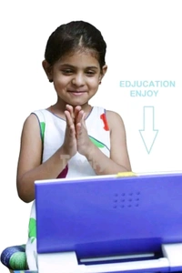 Jain Toys 20 Activities & Games Fun Laptop Notebook Computer Toy for Kids-Blue (Learner Laptop)  - Free Size