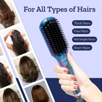 Jain Beauty Hair Straightener Brush - Japanese Laurel, Free Size