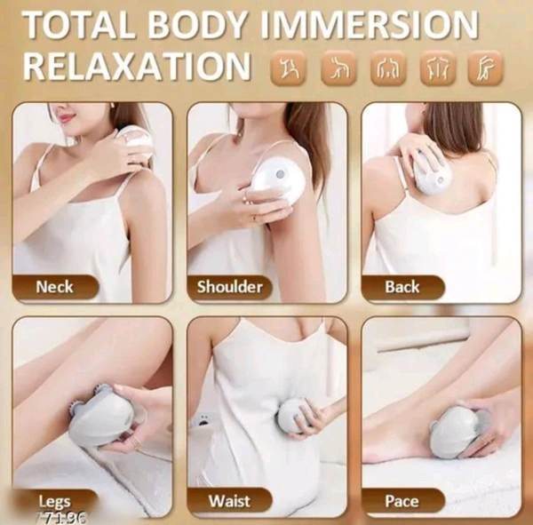Jain Massager  Smart Scalp Body Massager  - White