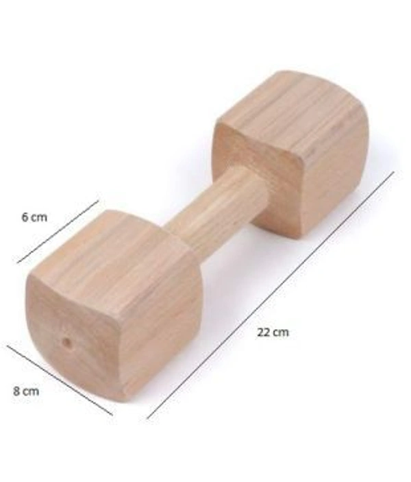 Dog Wooden Chew Teething Dumble Medium