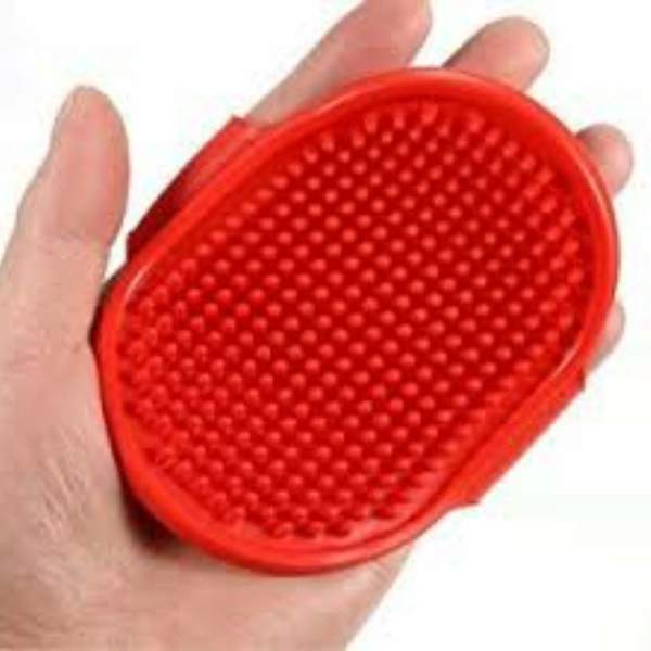 Dog Rubber Bathing  Gromming Gloves Strachiable