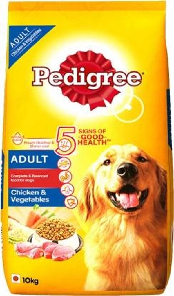 Pedigree Adult chicken and veg 10 kg ( 15% discount)