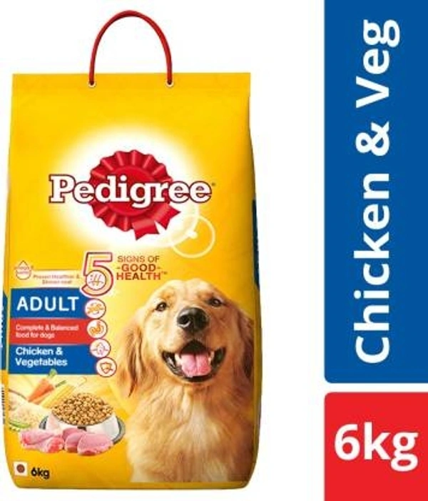 Pedigree Chicken And Veg 6kg 15% discount)