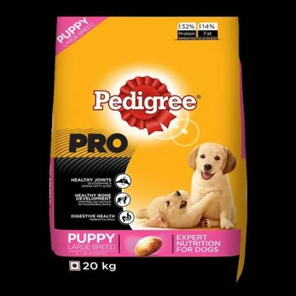 Pedigree pro puppy large breed 20 kg ( 15% discount)