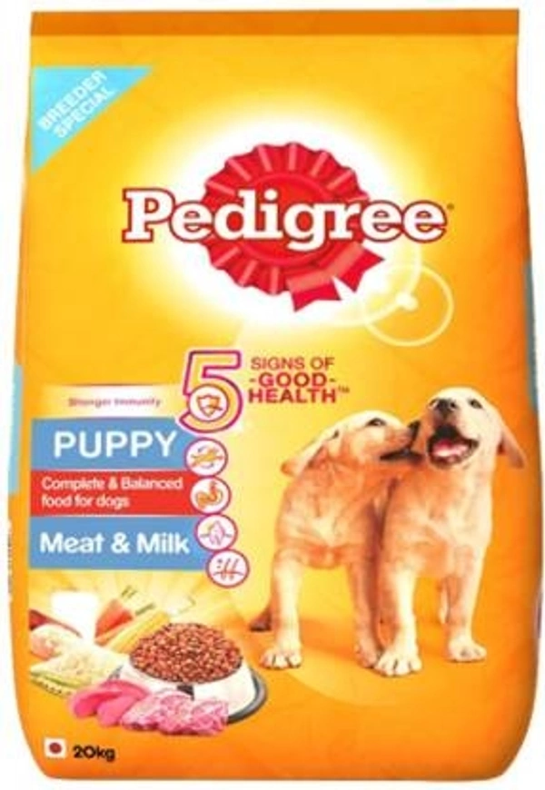 Pedigree puppy meat and milk 20 kg ( 15% discount)