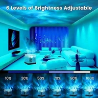 Ocean wave lamp - night light 3D water wave effect led light 16 colour