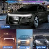 Car Hood Light | Car Hood Strip Light | Car Strip Hood Light | Car Strip Light | Car LED Strip Light | Car Bonnet Light | Bonnet Strip Light | Flexible Bonnet Strip Light | Car LED Hood Light | Car LED Strip Light | Car LED Bonnet Light White LED, 72 Inches, Start Flickering Function