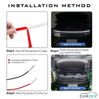 Car Hood Light | Car Hood Strip Light | Car Strip Hood Light | Car Strip Light | Car LED Strip Light | Car Bonnet Light | Bonnet Strip Light | Flexible Bonnet Strip Light | Car LED Hood Light | Car LED Strip Light | Car LED Bonnet Light White LED, 72 Inches, Start Flickering Function